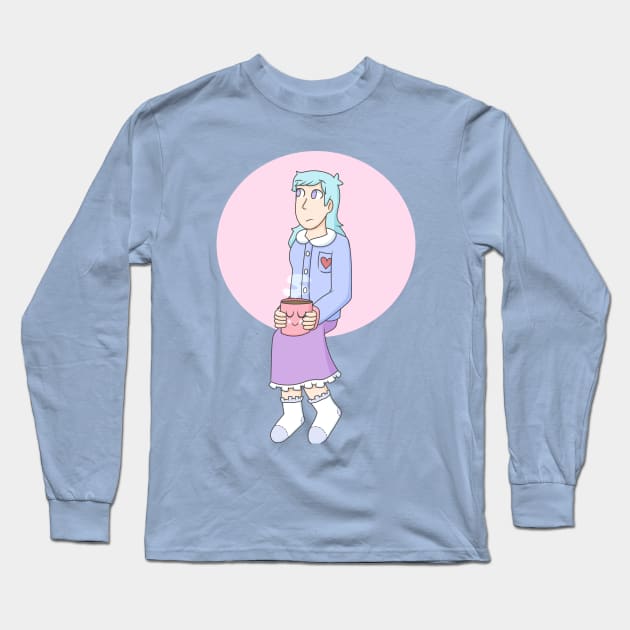 Pastel cup Long Sleeve T-Shirt by KammyBale
